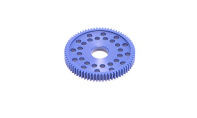 Diff Spur 48DP - 72T - 5mm - 16 Ball - Blue