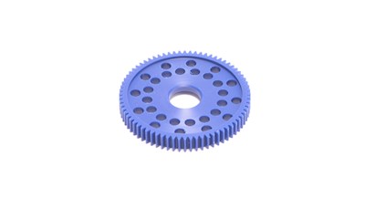 Diff Spur 48DP - 75T - 5mm - 16 Ball - Blue