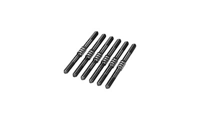 RC10B7 3.5 x 48mm Fin Ti Turnbuckle Stealth Black