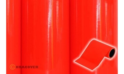 Oratrim - Fluorescent Red/Orange ( Length : Roll 5m, Width : 9,5cm )