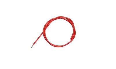 Kabel Silikon 22 AWG Rot 1m