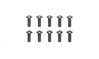 3x8mm Steel  Hex Head Screws (10)