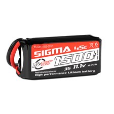 Li-Po Batterypack - Sigma 45C - 1500 mAh - 3S1P - 11.1V - XT-60