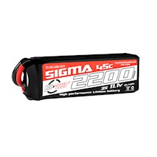 Li-Po Batterypack - Sigma 45C - 2200 mAh - 3S1P - 11.1V - XT-60