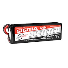 Li-Po Batterypack - Sigma 45C - 3300 mAh - 4S1P - 14.8V - XT-60