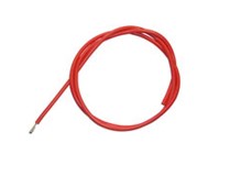 Kabel Silikon 22 AWG Rot 1m