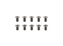 3x6mm Steel  CS Hex Head Screws (10)