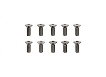 3x8mm Steel  CS Hex Head Screws (10)